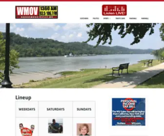 Wmov1360.com(WMOV 1360 AM 93.5/106.7 FM) Screenshot