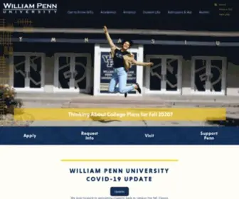 Wmpenn.edu(William Penn University) Screenshot