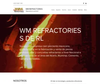 Wmref.mx(WM REFRACTORIES) Screenshot