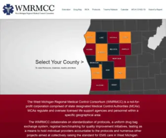 WMRMCC.org(West Michigan Regional Medical Control Consortium) Screenshot