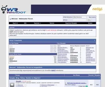 Wmroot.com(Webmaster Forum) Screenshot