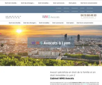 WMS-Avocats.com(Avocat spécialiste droit de la famille) Screenshot