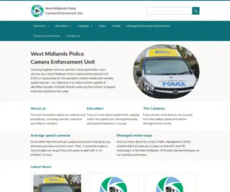 Wmsafetycameras.co.uk(West Midlands Casualty Reduction Scheme) Screenshot