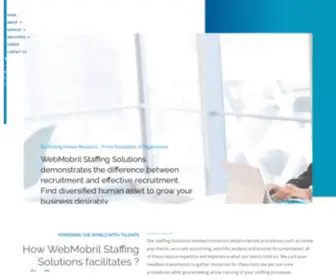 WMstaffingsolutions.com(Webmobril Staffing Solutions) Screenshot