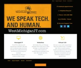 WMTDS.com(West Michigan Technology and Design Solutions) Screenshot