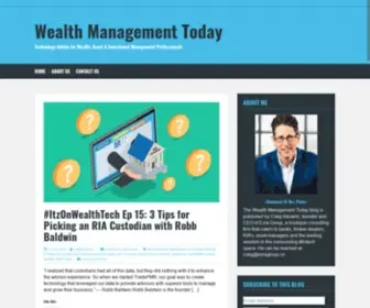 Wmtoday.com(Wealth Management Today) Screenshot