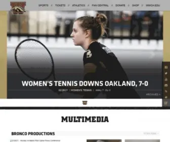 Wmubroncos.com(Western Michigan University Athletics) Screenshot