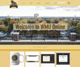 Wmuonline.com(Western Michigan University Spirit Wear) Screenshot