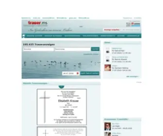 WN-Trauer.de(Traueranzeigen Ihrer Region) Screenshot
