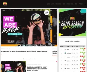 WNBL.com.au(Basketball) Screenshot