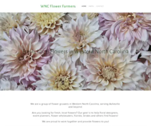 WNCflowers.com(WNC Flower Farmers) Screenshot