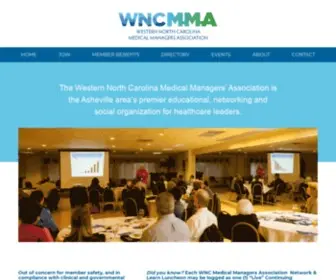 WNcmedicalmanagers.com(Western North Carolina Medical Managers Association) Screenshot