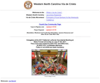 WNCVDC.org(Western North Carolina Via de Cristo) Screenshot