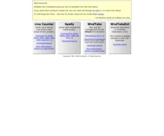 WNdtabs.com(Resources For Visual C++ Developers. Home of the WndTabs Visual C++ add) Screenshot