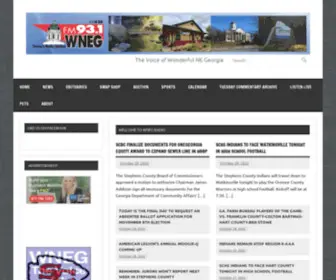 Wnegradio.com(WNEG Radio) Screenshot