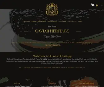 WNfcaviarheritage.com(CAVIAR HERITAGE) Screenshot