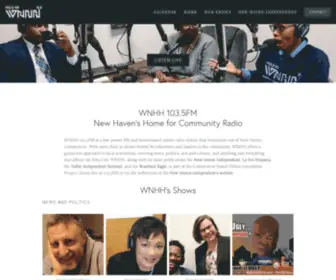 WNHH.net(WNHH Community Radio) Screenshot