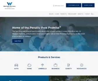 Wnins.com(Western National Insurance Group) Screenshot