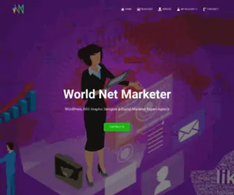 Wnmarketer.com(World Net Marketer) Screenshot