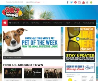 WNNS.com(98.7 WNNS) Screenshot