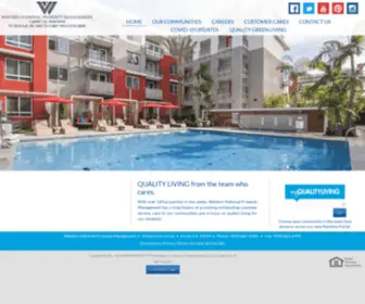 WNpmapartments.com(Western National Property Management) Screenshot