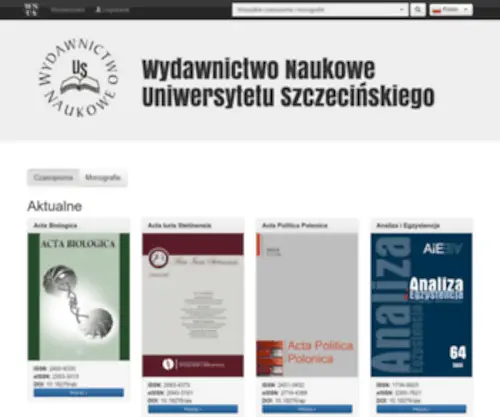 Wnus.edu.pl(Czasopisma) Screenshot