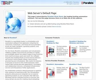 Wnwon.com(Default Parallels Plesk Panel Page) Screenshot