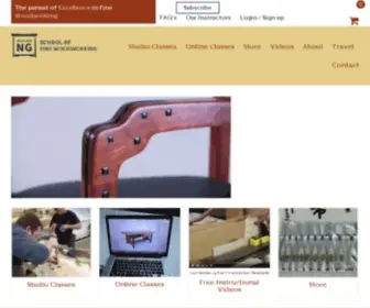 Wnwoodworkingschool.com(SCHOOL OF FINE WOODWORKING) Screenshot