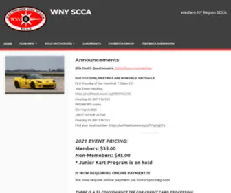 WNY-Scca.com(WNY SCCA Message Board) Screenshot