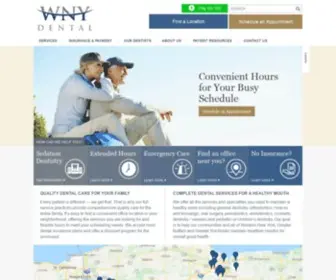 WNydental.com(Western New York Dental Group) Screenshot