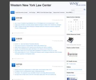 WNYLC.com(Western New York Law Center) Screenshot