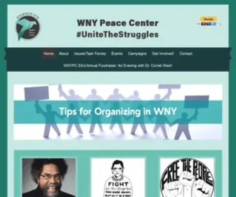 WNypeace.org(WNY Peace Center) Screenshot