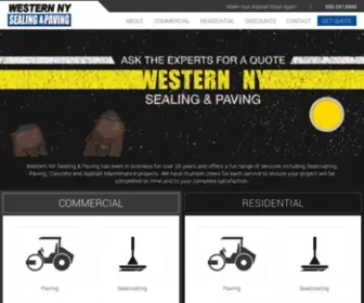 WNysealers.com(Paving Contractor Rochester NY) Screenshot