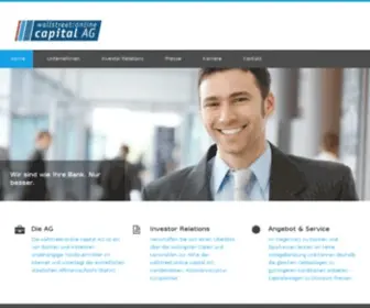 WO-Capital.de(Online capital AG) Screenshot
