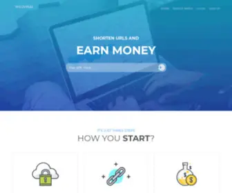 WO2Viral.com(Wo2Viral Free URL shortening service allows you to earn money) Screenshot