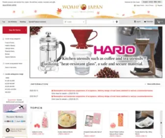 WoahJapan.com(Japanese Food) Screenshot
