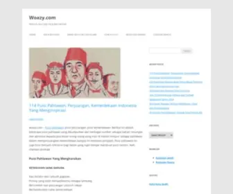 Woazy.com(Menulis Apa Saja Yang Bermanfaat) Screenshot