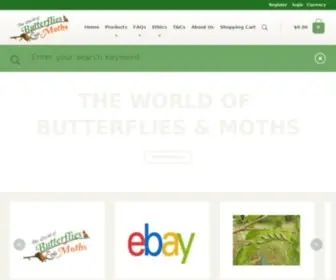 Wobam.co.uk(World of Butterflies and Moths) Screenshot