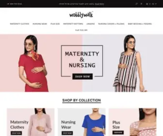 Wobblywalk.com(Buy Maternity & Nursing Clothes Online India) Screenshot
