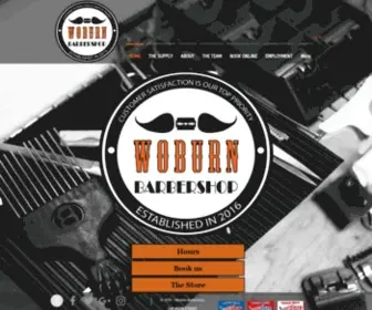 Woburnbarbershop.com(Home) Screenshot