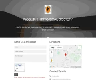 Woburnhistoricalsociety.com(Woburnhistoricalsociety) Screenshot