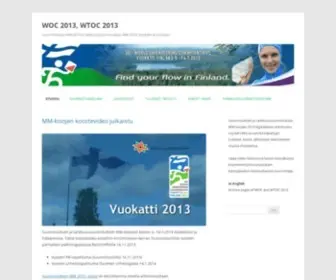 Woc2013.fi(WOC 2013) Screenshot