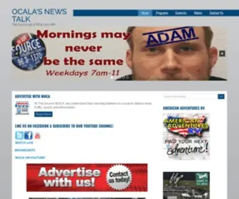 Woca.com(News Talk Radio in Ocala and The Villages) Screenshot