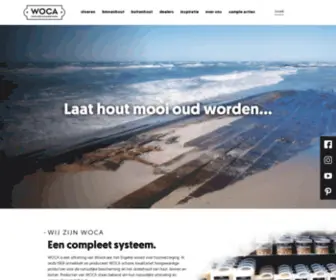 Woca.nl(WOCA houtbescherming) Screenshot