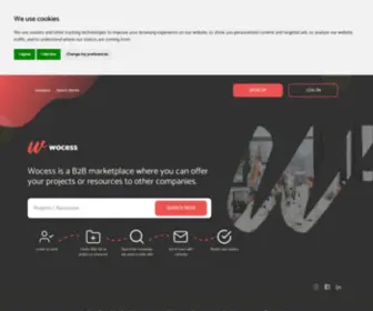 Wocess.com(Homepage) Screenshot