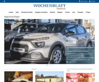 Wochenblatt-Reporter.de(Aktuelle Nachrichten aus der Pfalz und aus Baden) Screenshot