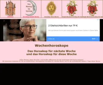 Wochenhoroskope.com(Horoskop nächste Woche) Screenshot