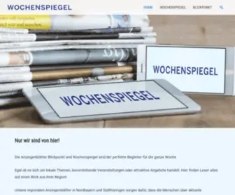 Wochenspiegel.digital(Home) Screenshot
