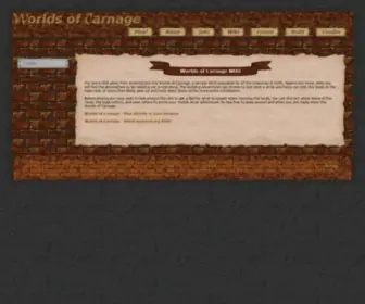 Wocmud.org(Worlds of Carnage MUD) Screenshot