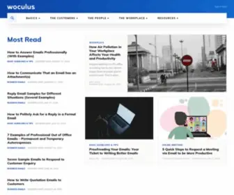 Woculus.com(Online Communication for Professionals) Screenshot